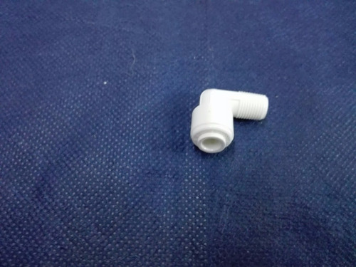 Imagen 2 de 6 de Conector Acople Rapido Codo Rosca 1/8 Tubo 1/4 Osmosis Inv