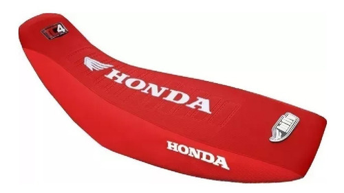 Funda Asiento Tc4 Estampada Honda Tornado Roja En Fas Motos