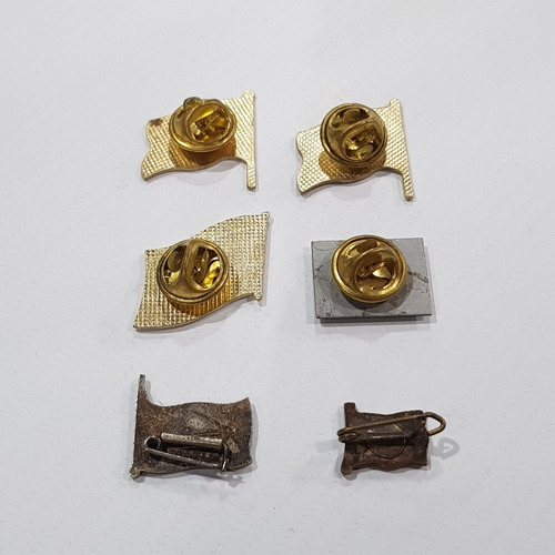 Imagen 6 de 10 de Antiguos Pines Banderas Del Mundo Colección Lote Mag 59845
