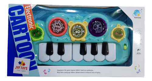 Organo Piano Teclado Musical Infantil Juguete Luz Y Sonido