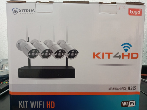 Imagen 5 de 6 de Kit Camaras/ Audio Wifi Full Hd 4ch Disco 1tb