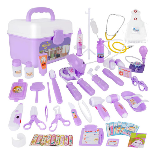 Mcfance Toy Doctor Kits 48 Piezas Juego De Simulación Doctor