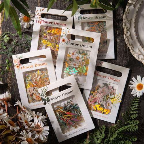 2 Paquete De Etiquetas Florales Para Artesanías 2 Piezas