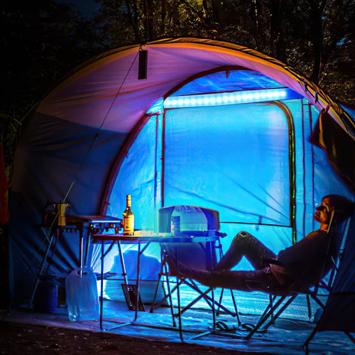 Para 2 Unidades De Luz Inflable Para Camping, Color Rgb,