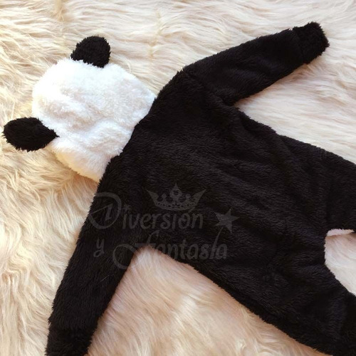 Imagen 4 de 4 de Enterito Peluche Kigurumi Oso Panda Para Bebé