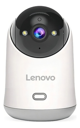 Câmera De Segurança Lenovo Interna 5mp Visão Noturna Cor Branco