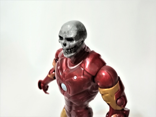 4 Cabezas Personalizadas  Iron Man Zombie Custom Far From 