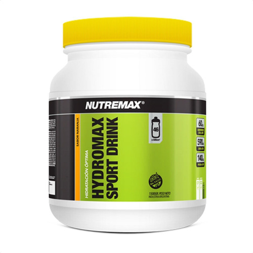 Hydromax Sport Drink Nutremax Hidratacion 1.5kg Nar Sabor Manzana