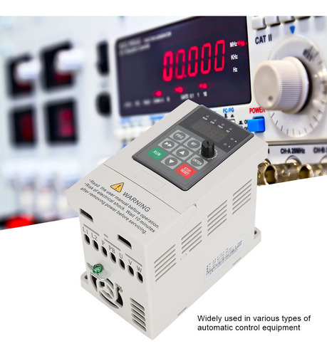 Inversor Vfd 110v 0.75kw 7a Entrada Monofásica Trifásica