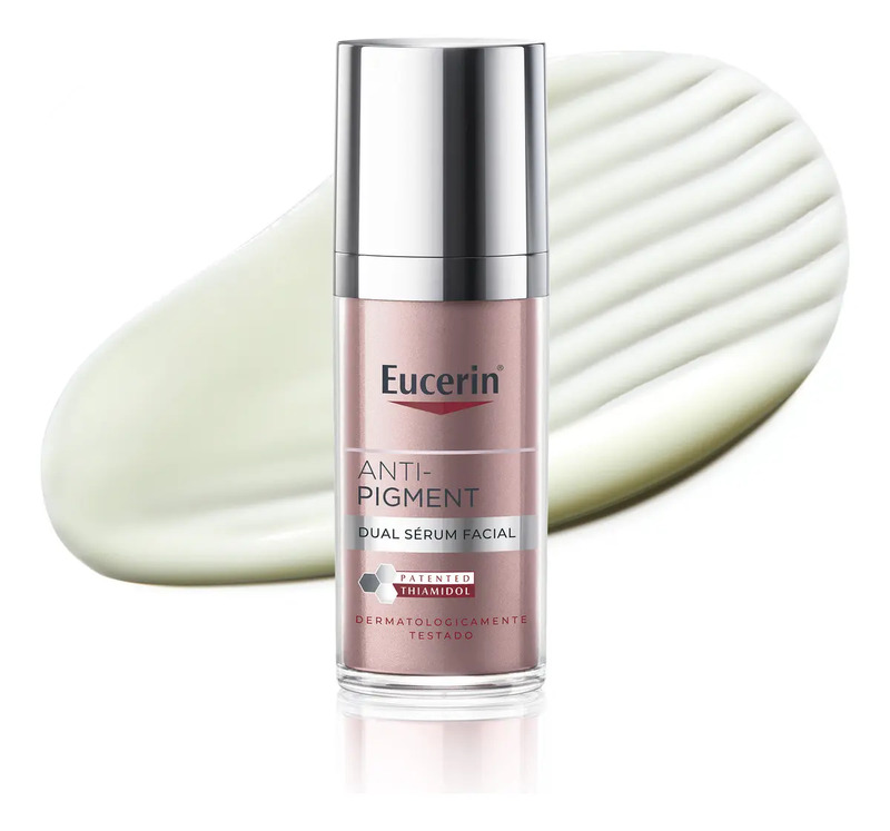 EUCERIN Dual Sérum Facial Antimanchas e Anti-idade 30ml, Anti-Pigment, Clareador, Thiamidol, Ácido Hialurônico EUCERIN Dual Sérum Facial Antimanchas e Anti-idade 30ml, Anti-Pigment, Clareador, Thiamidol, Ácido Hialurônico