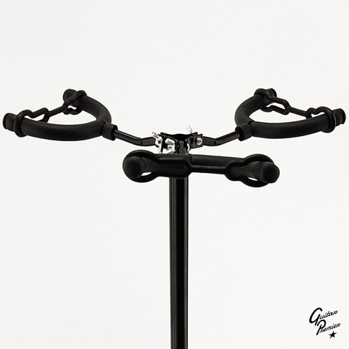 Imagen 5 de 8 de Pie Soporte De Guitarra Bajo Plegable Triple Super Reforzado