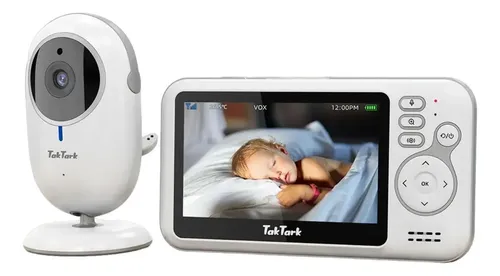 Babá Eletrônica Vídeo Monitor Tela Colorida Grande Microfone