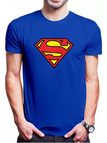 Polo Superman Superheroes Polos Estampados Unisex Algodón