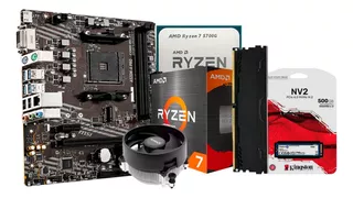 Kit Upgrade Ryzen 7 5700g, A520m Msi + 16gb Ddr4 + Ssd 500gb