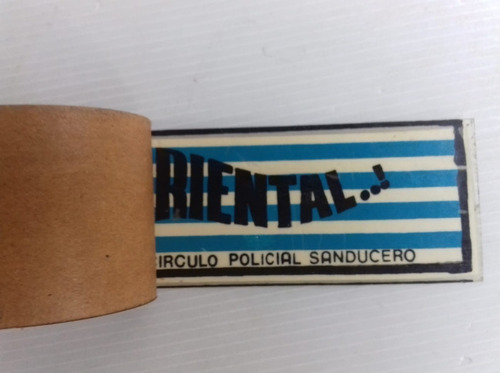 Adhesivo Centro Policial Sanducero 1975 Paysandu Calco Stick