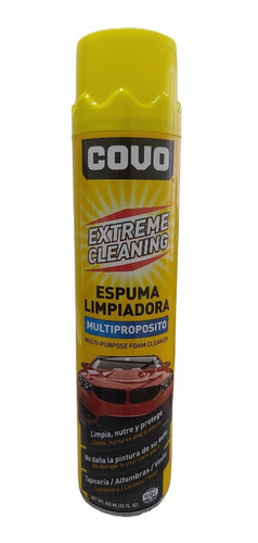 Espuma Limpiadora De Tapiceria Multiproposito Covo