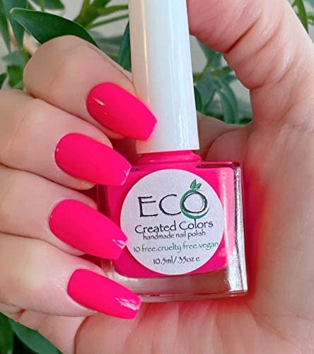 Esmalte De Uñas Neon Rosa Verano Amoroso 10 Libre Crue...