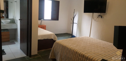 Imagem 5 de 20 de Casa Em Itamambuca À 50mts Da Praia, 4 Suítes, Piscina Aquecida! - Lt300
