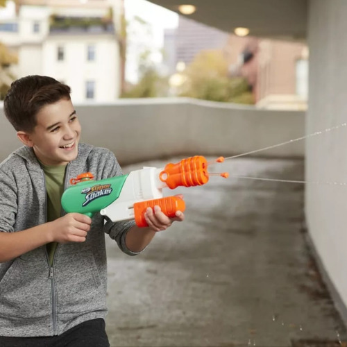 Lanzador De Agua Hydro Frenzy Con 2 Tubos Nerf Super Soaker