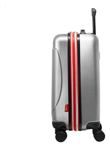 Valija Wilson Carry On Chica Cabina 18pu Viaje Maleta Balija Color Plata Lisa