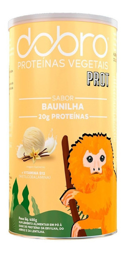 Proteina Vegana Baunilha + Vitamina B12 450g - Dobro