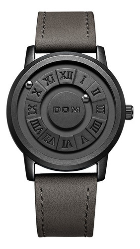 Reloj De Pulsera Dom Impermeable C/fuerza Magnética P/hombre