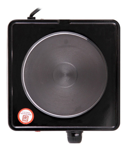 Imagen 3 de 7 de Anafe eléctrico Winco W40 negro 220V