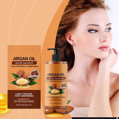 Aceite De Argán Para Cabello Natural De Marruecos, Cuero Cab