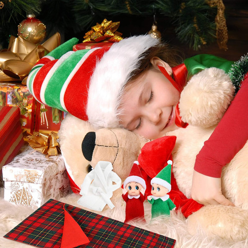 Skylety 2 Piezas De Muñecas Elfos De Navidad Bebés Gemelos R