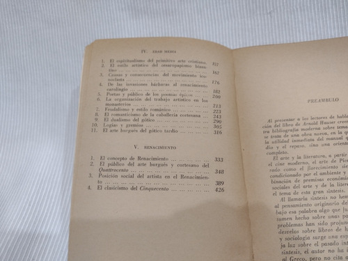 Historia Social De La Literatura Y Del Arte 3 Tomos Hauser