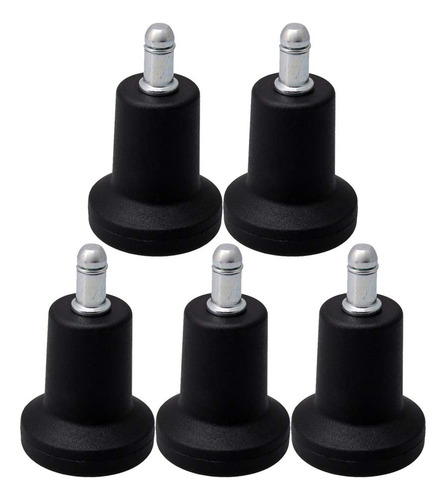  Set 5 Giratorias Repuesto Silla Oficina Para Ruedas Fijas