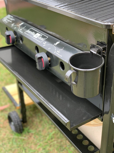 Parrilla Gas Grande Horno Pizzero Piedra Isi Dual G. Oficial