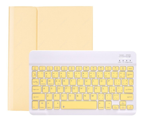 Imagen 6 de 9 de Funda Teclado Para iPad 9va Generación 10.2 Smart + Lapiz