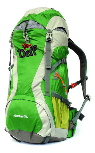 Maleta Morral Camping 70 Litros Varilla+raincover /graduable