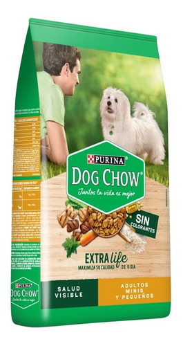 Dog Chow Sin Colorante Adultos Mini Y Pequeños X 8 Kgs