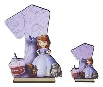 Comprar Centro De Mesa Economico X10u Princesita Sofia 1 Año 