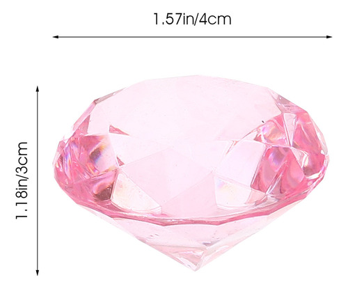 Jarrón Con Forma De Pecera Lleno De Cristales De Diamantes