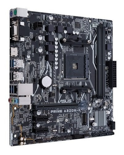 Imagen 3 de 8 de Tarjeta Madre Am4 Asus Prime A320m-k Am4 Motherboard Am4