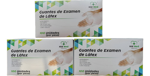 Guantes De Latex Talla Xs - X 100 Unid