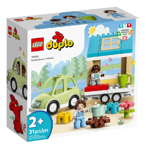 Lego 10986 Duplo Casa Familiar Con Ruedas