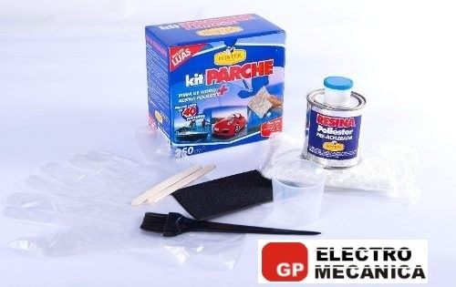 Imagen 2 de 8 de Kit Para Reparacion De Fibra De Vidrio Completo 250 Cm3