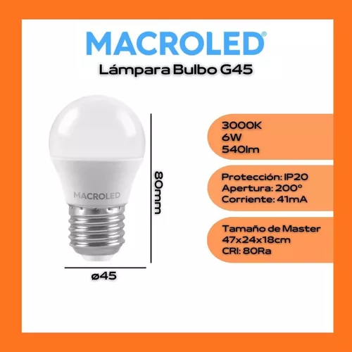 Lámpara LED Gota 6W