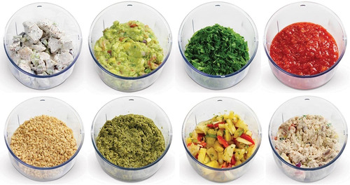 Imagen 7 de 10 de Picadora De Alimentos Manual Chef'n Veggichop (rúcula)