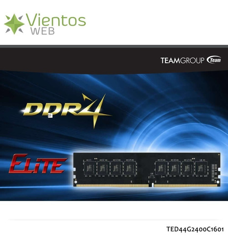 Memoria Ram Team Elite Ddr4 4gb 2400mhz