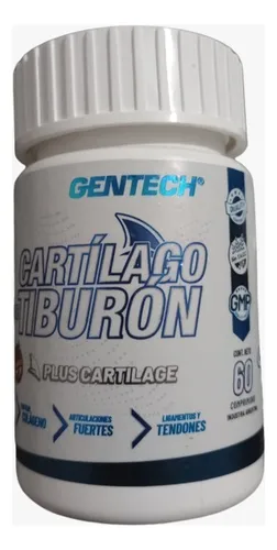 comprar Gentech Cartílago De Tiburón 60 Comp + Colageno Sin Tacc