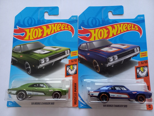 Pack 69 Dodge Charger (2) - Hot Wheels