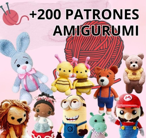 Amigurumis,patrones Digitales +200 Español