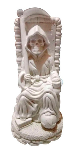 Santa Muerte Sentada En Yeso