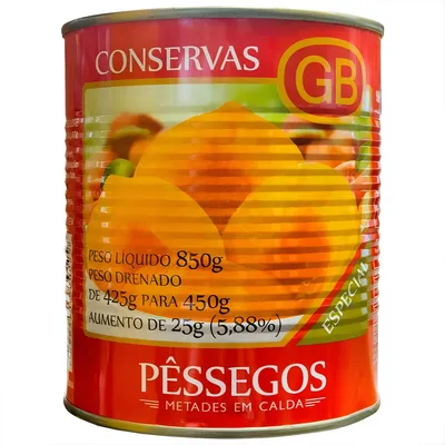 Pêssego em Calda GB 450g