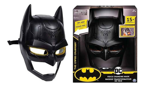 Mascara Batman Cambia Voz Original Spin Master - 15 Sonidos